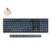 Keychron V6 Max bežična mehanička tipkovnica, Gateron Jupiter crveni prekidači, RGB, crna (V6M-D1-UK)