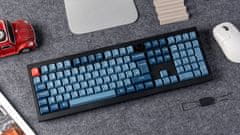 Keychron V6 Max bežična mehanička tipkovnica, Gateron Jupiter crveni prekidači, RGB, crna (V6M-D1-UK)