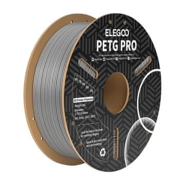 Elegoo PETG Pro PETG filament 1,75 mm 1 kg (sivi)