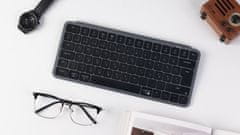 Keychron B1 PRO bežična tipkovnica, HR, niski profil, siva (B1P-K1-SI)