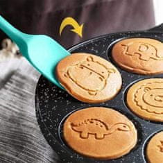 Dexxer Tava za prženje palačinki i jaja 26cm životinje s NEPRILJEPLJIVIM premazom crna 