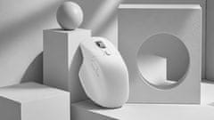 Keychron M6 brezžična miška, PixArt 3311, bela (M6S-B71)