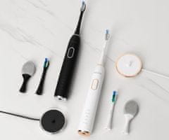 Manta Lovio SonicProtect PRO sonična električna četkica za zube, 5 nastavaka, 5 načina rada, bijela (čisto bijela)