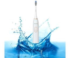 Manta Lovio SonicProtect PRO sonična električna četkica za zube, 5 nastavaka, 5 načina rada, bijela (čisto bijela)