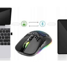 EVEON BM-800 RGB bežični gaming miš, crni