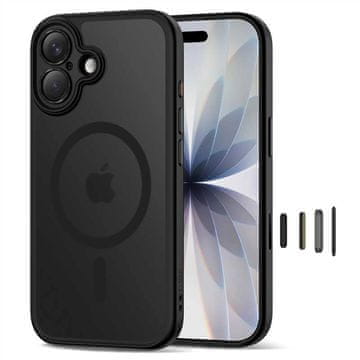 Tech-protect MagPeak MagSafe CC maska za iPhone 17, crna