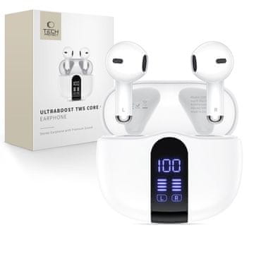 Tech-protect Ultraboost Core G2 TWS bežične slušalice, bijela