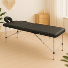 Aga Aluminijski masažni stol MR7150 Crni