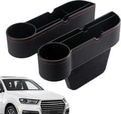 JOIRIDE® Organizator za auto između sjedala, držač za piće, telefon i dodatke (set 2 kom) | GAPSMART