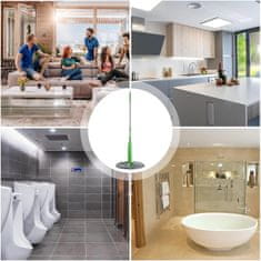 HOME & MARKER® Samoocjeđujući mop za čišćenje podova od mikrovlakana s rotirajućom drškom | MOPRION