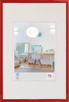 Walther Okvir za fotografiju 21x29,7 cm, plastika, za zid, KV130R3 crvena A4