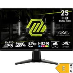MSI Monitor MAG 255XF / 24.5" / FHD / IPS / 300Hz / 0.5ms (GtG) / crni