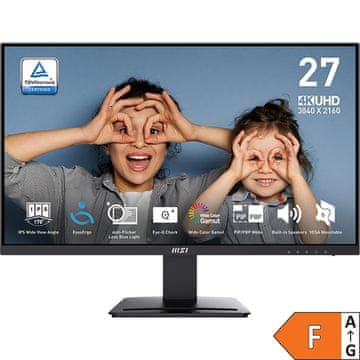 Zaslon PRO MP273U / 27" / UHD / IPS / 60Hz / 4ms (GtG) / crn