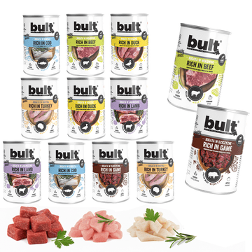 BULT BULT mokra hrana za pse Mix okusa, konzerva 12x400g