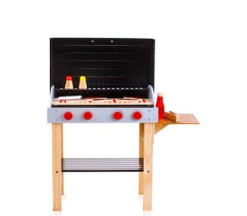 Aga4Kids Dječji drveni roštilj BBQ GRILL