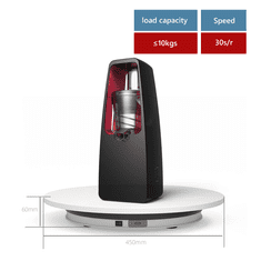 Symfony Otočni stalak OD350T 45 cm, 10 kg, bijeli