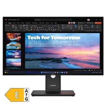 Lenovo ThinkVision T27QD-40 27" (68,58cm) QHD IPS DP/HDMI/USB-C/LAN monitor 64AAGAT2EU