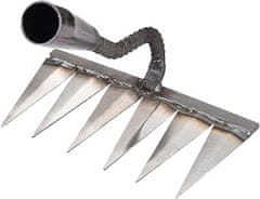 Vixson Alat za uklanjanje korova i grabljice, ručni vrtni alat od čelika za plijevljenje i pripremu tla | PRONGSPRO