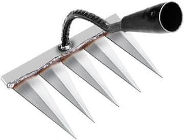 Vixson Alat za uklanjanje korova i grabljice, ručni vrtni alat od čelika za plijevljenje i pripremu tla | PRONGSPRO