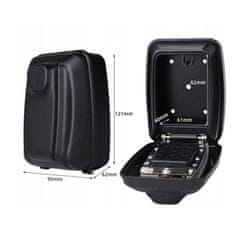 Dexxer Kombinirani zidni sef za ključeve i kartice do 12 brojeva, crni