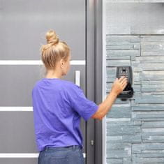 Dexxer Kombinirani zidni sef za ključeve i kartice do 12 brojeva, crni