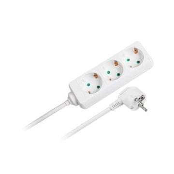 Rebel TOOLS 150cm električni razdjelnik 3x priključak do 2300W + dječja zaštita bijela