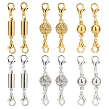 VIVVA® Magnetska kopča za ogrlicu 12 kom hipoalergena, jednostavno zatvaranje | MAGILINK