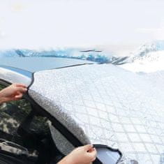 JOIRIDE® Magnetska zaštita vjetrobranskog stakla od snijega s UV zaštitom i reflektirajućim retrovizorima | FROSTCOVER