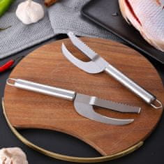 HOME & MARKER® Skaler za riblje ljuske 3-u-1 od nehrđajućeg čelika, periv u perilici | FISHBLADE