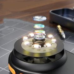 VYZIO® Prijenosni digitalni mikroskop 500x povećanje, 2MP kamera, 2" IPS zaslon | LUPOMAX, crna