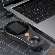 VYZIO® Prijenosni digitalni mikroskop 500x povećanje, 2MP kamera, 2" IPS zaslon | LUPOMAX, crna