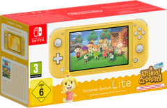 Nintendo Switch Lite konzola, žuta + Animal Crossing: New Horizons