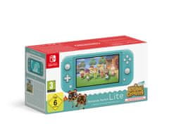 Nintendo Switch Lite konzola, tirkizna + Animal Crossing: New Horizons
