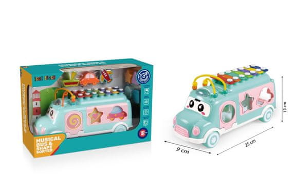 Glasbeni avtobus ksilofon, didaktična igra