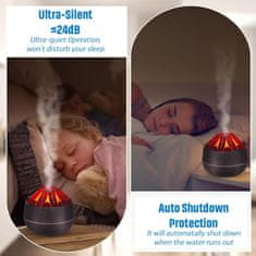 PartyBox Ovlaživač zraka s efektom plamena Fireplace