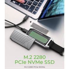 IcyBox IB-1919M-C42 USB4 Gen 3x2 kućište za M.2 NVMe SSD
