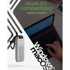 IcyBox IB-1919M-C42 USB4 Gen 3x2 kućište za M.2 NVMe SSD