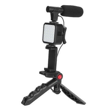 VYZIO® Set za snimanje videa s LED rasvjetom, mikrofonom i daljinskim | STUDISTAND