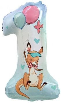 GoDan Foliški balon broj 1 - klokančić, 77 cm
