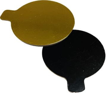 Bankietówka crno/zlatna 6cm 1 kom.
