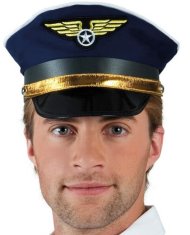 Kapa pilota z aviona, zračna luka, karneval