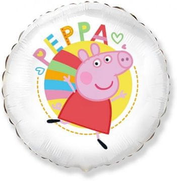 Flexmetal Folija balon 18 FX - Peppa White (pakiranje)