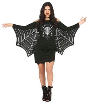 Guirca Kostium haljina pauk krila Halloween M