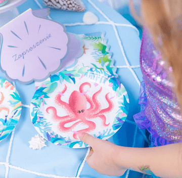 PartyPal Papirnati tanjurići OCEAN morski svijet 18cm 6 kom.