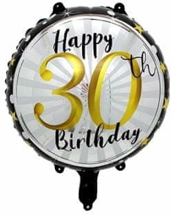 Mejix Balon Foliowy Happy 30th Birthday Urodziny 45cm
