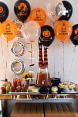 Baloni set balona za Halloween narančasti i crni s otiskom Mix 20 kom.