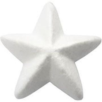 Zvijezda od stiropora, visina 5 cm, 10 komada