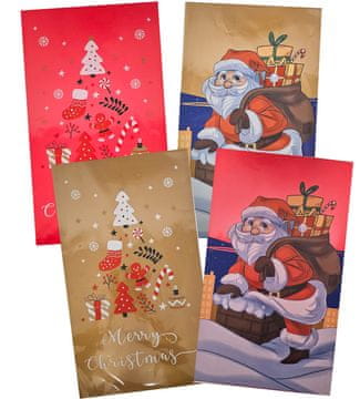 Vrećice od folije XMAS mat lak, boja, 30x50cm