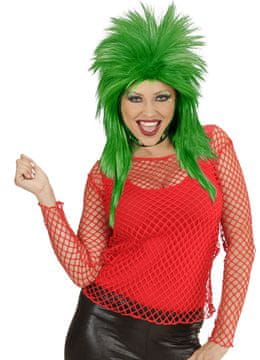 Widmann Crvena bluza košulja od mrežice DISCO 80-ih