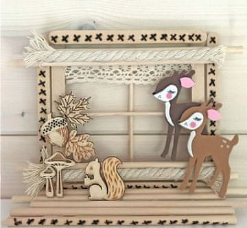 DP Craft Pjenaste 3D naljepnice Bambi jelenčić, 10 kom.